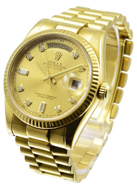 rolex datejust president champagne|pre owned presidential rolex.